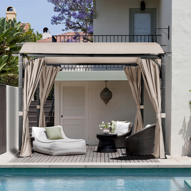 Outdoor Pergola with Sidewalls