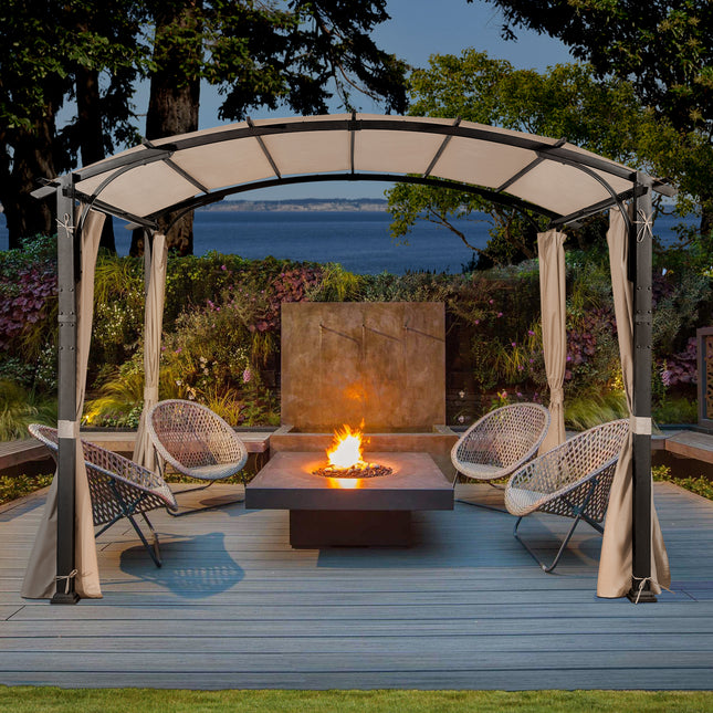 Outdoor Pergola with Sidewalls
