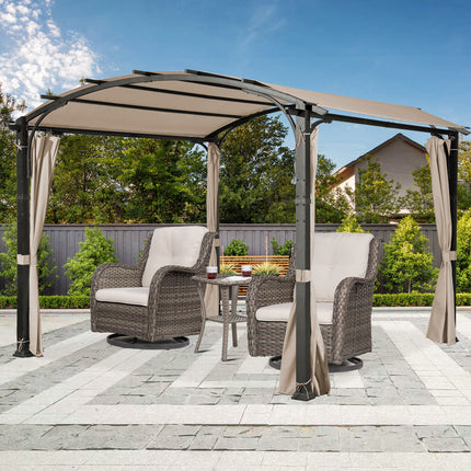Outdoor Pergola with Sidewalls