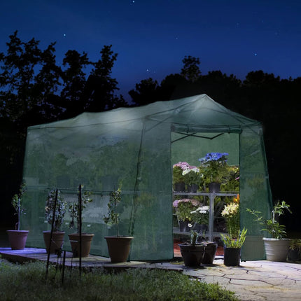8.5 Ft x 7 Ft Pop-up Outdoor Green House Plant Gardening Canopy
