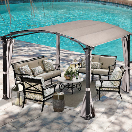 Outdoor Pergola with Sidewalls