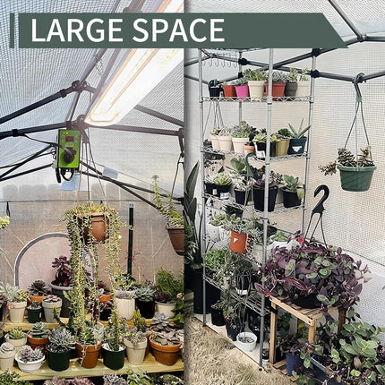 8.5 Ft x 7 Ft Pop-up Outdoor Green House Plant Gardening Canopy