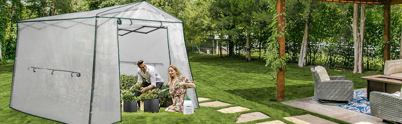 Zippered Roll-Up Door