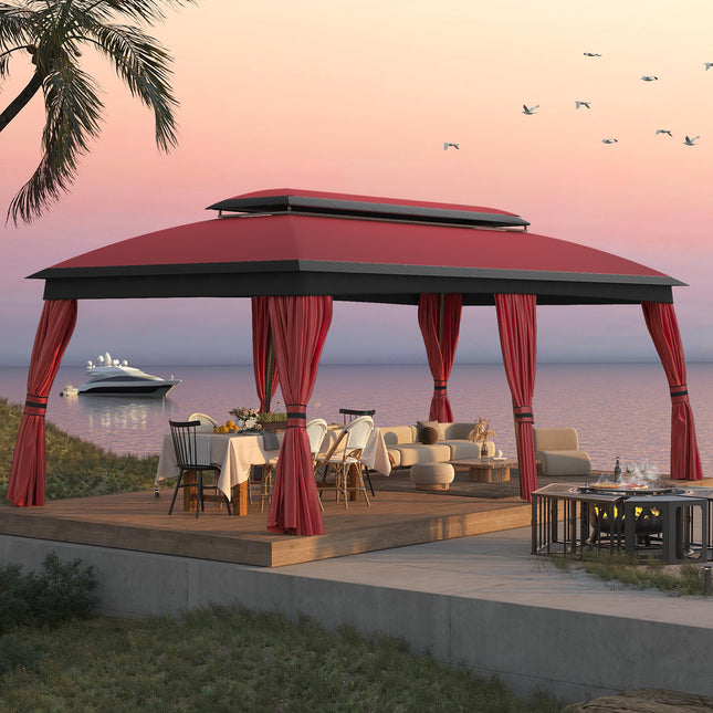 Gardenbee Outdoor Patio Gazebo 10'x20'