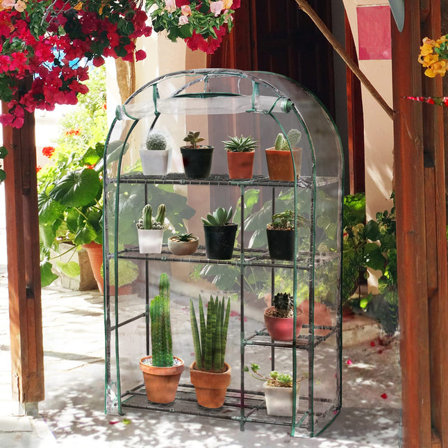 Mini Greenhouse 62" x 39" x 17" for Indoor Outdoor