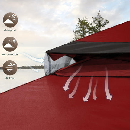 Gardenbee Outdoor Patio Gazebo 10'x20'