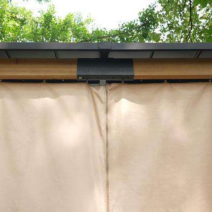 Gardenbee Cedar Wood Gazebo 10 x 12 ft.