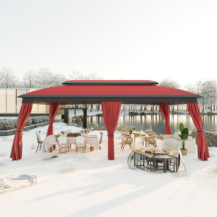 Gardenbee Outdoor Patio Gazebo 10'x20'