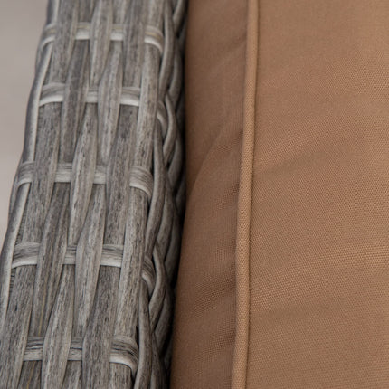 Outdoor 360 Degree Swivel Rocker Chair Patio Rattan Chair